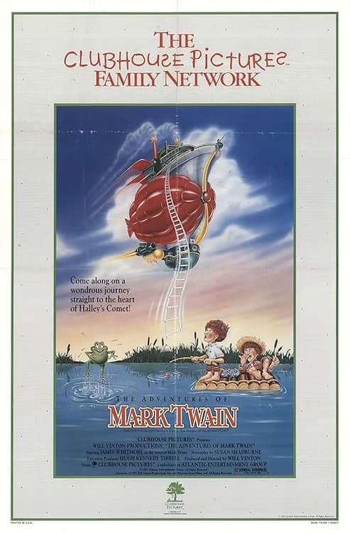 The Adventures of Mark Twain film posteri
